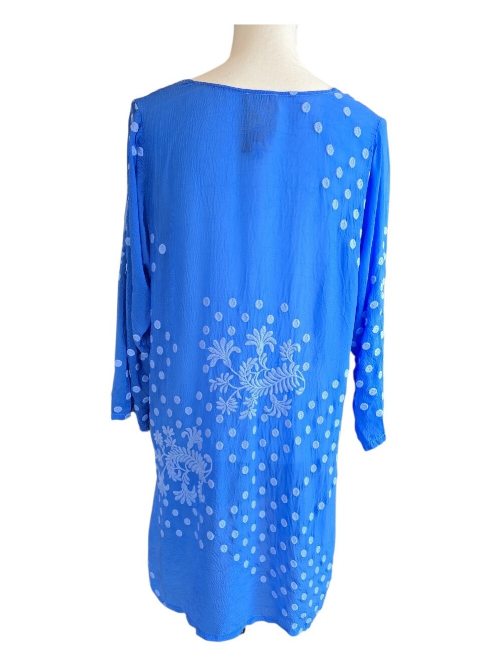 Johnny Was Rion Soleil Tunic/Mini in Blue Size Medium - Picture 3 of 9